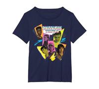 Stranger Things 4 Lucas, Max, Dustin, Eleven, Mike Maglietta, Donna Plus-Size, Navy, 3X