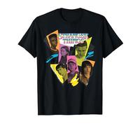 Stranger Things 4 Lucas, Max, Dustin, Eleven, Mike Maglietta, Uomo, Nero, M