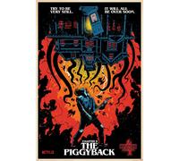 Stranger Things 4 Poster 61X91,5 Cm | 24X36 Inch Nuovo The Piggback