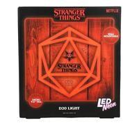 STRANGER THINGS 5 - D20 DICE Wall Mountable LED Neon Light 24cm PALADONE
