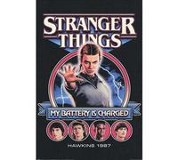 Stranger Things 5 (My Battery Is Charged) - Maxi poster con licenza ufficiale Netflix, 91,5 cm x 61 cm, taglia unica
