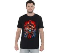 Stranger Things 5 Poster T-Shirt Unisex, Nero, XXL