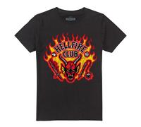 Stranger Things 5Hellfire Maglietta Fiamme Adulto Unisex (TV26012)