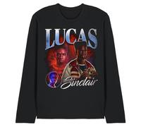 Stranger Things 5Maglietta Lucas Homage Manica Lunga Adulto Unisex (TV26039)