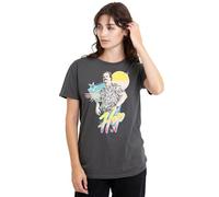 Stranger Things 80'S Jim Hopper Ladies T Shirt, Charcoal, X-Large