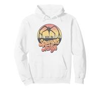 Stranger Things 80's Sunset Mindflayer Group Felpa con Cappuccio
