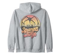 Stranger Things 80's Sunset Mindflayer Group Felpa con Cappuccio