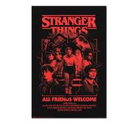 Stranger Things All Friends Welcome poster Erik
