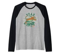 Stranger Things Anno della Tiger Hawkins High School Maglia con Maniche Raglan
