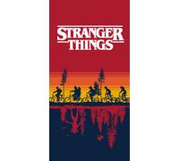 Stranger Things Asciugamano Da Bagno 70x140 Cm 100% Cotone