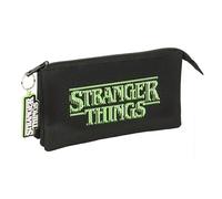 Stranger Things - Astuccio per bambini in età scolare, comodo e versatile, qualità e resistenza, 22 x 3 x 12 cm