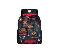Stranger Things Backpack Teenager School Bag Canvas Notebook Backpack Bag Unisex-hjka1849