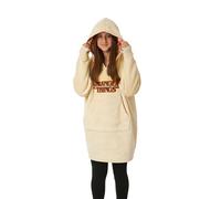 Stranger Things Beige Brand Name Print Felpa con cappuccio coperta Unisex Bambin