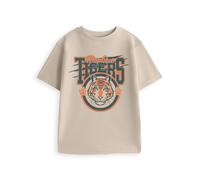 Stranger Things Beige Hawkins Tigers T-shirt a maniche corte Unisex Bambini