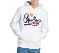 Stranger Things Bradley'S Big Buy Logo Unisex Hoodie, White, Medium