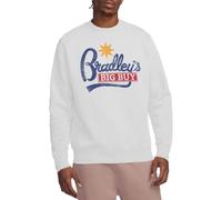 Stranger Things Bradley'S Big Buy Logo Unisex Sweatshirt, White, Large