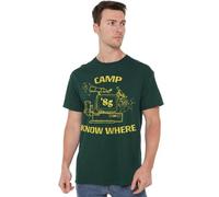 Stranger Things Camp Know Where 1989 Unisex T Shirt, Hunter Green, XXX-Large