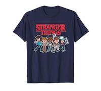 Stranger Things Cartoon Group Maglietta