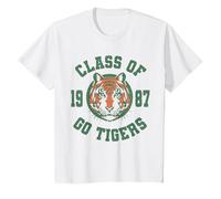 Stranger Things Class of 1987 Maglietta, Bambini, Bianco, 3 Anni