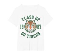 Stranger Things Class of 1987 Maglietta, Donna Plus-Size, Bianco, 6X