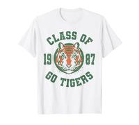 Stranger Things Class of 1987 Maglietta, Uomo, Bianco, 6XL