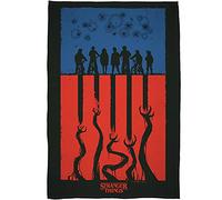Stranger Things Coperta in pile - Design capovolto - Coperta super morbida - 100% poliestere - 100 x 150 cm