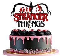 Stranger Things - Decorazione per torta con glitter, per Halloween, decorazione per torta di Halloween, per happy halloween, feste, baby shower, compleanni, feste, torte