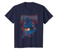 Stranger Things Demogorgon Band Maglietta, Bambini, Navy, 12 Anni