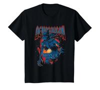 Stranger Things Demogorgon Band Maglietta, Bambini, Nero, 3 Anni