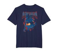 Stranger Things Demogorgon Band Maglietta, Uomo Taglie Grandi, Navy, 3X Tall