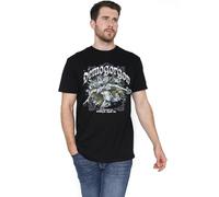 Stranger Things Demogorgon Band Tee Unisex T Shirt, Black, Small