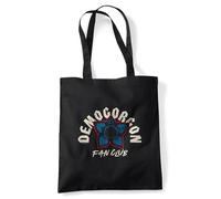 Stranger Things Demogorgon Fan Club Borsa Riutilizzabile Per La Spesa Da Viaggio, Nera