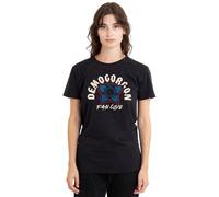 Stranger Things Demogorgon Fan Club Ladies T Shirt, Athletic Heather, Large