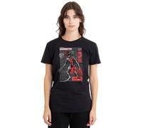 Stranger Things Demogorgon Monster Ladies T Shirt, Black, X-Large