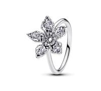 Stranger Things Demogorgon Sterling Silver Ring with Clear Cubic Zirconia