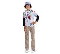 Stranger Things Dustin Costume for Kids and Teens, Officially Licensed by Disgui