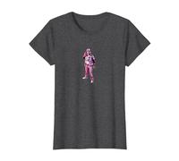 Stranger Things Dustin Henderson Maglietta, Donna, Grigio Scuro, M