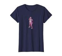 Stranger Things Dustin Henderson Maglietta, Donna, Navy, L