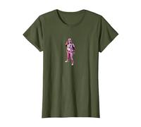 Stranger Things Dustin Henderson Maglietta, Donna, Oliva, S