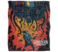 Stranger Things Eddie Munson Upside Down Creep House Poster Silky Touch Super Soft Throw Blanket 152 X 127 Cm