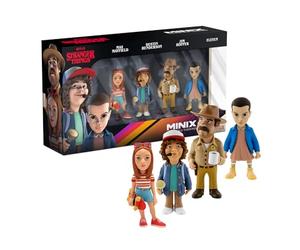STRANGER THINGS - Eleven, Dustin, Hopper, Max - Pack 4 Fig. Minix 7cm