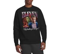Stranger Things Eleven Homage Felpa Unisex, Nero, S