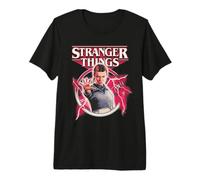 Stranger Things Eleven Lightning Poster Maglietta Premium