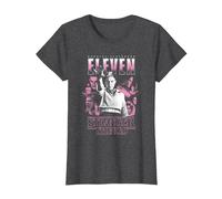 Stranger Things Eleven Poster Maglietta, Donna, Grigio Scuro, S