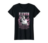 Stranger Things Eleven Poster Maglietta, Donna, Nero, XS