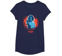 Stranger Things Eleven Reach out Maglietta, Ragazze, Navy, M