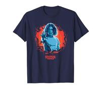 Stranger Things Eleven Reach out Maglietta, Uomo, Navy, S