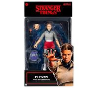 Stranger Things Eleven Upside Down - Figura da collezione di 15,2 cm, altamente dettagliata, con vestiti morbidi e accessori unici