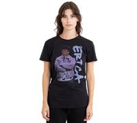 Stranger Things Erica Neo Homage Ladies T Shirt, Black, X-Large