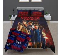 Stranger Things Fiamme Doppio Copripiumino E Federa per Bambini